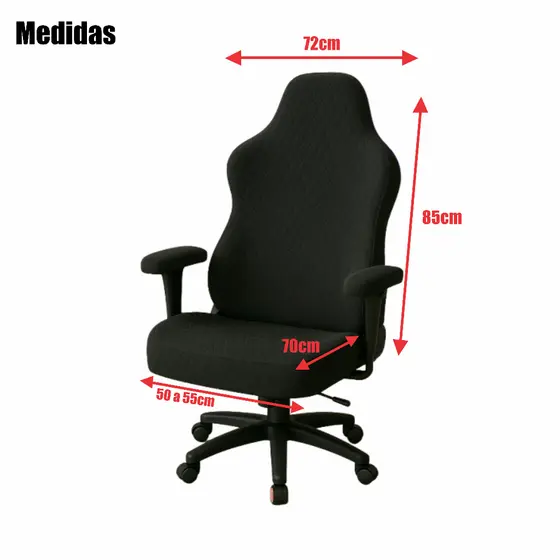 Capa de Cadeira Gamer Luxo Matelada – Conforto e Proteção | 4 Cores