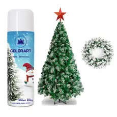 Neve Artificial Spray Colorart 300ml Dcoração Natal