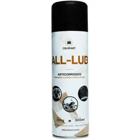 Oleo Anticorrosivo Colorart All Lub Desingripante 300ml 200g