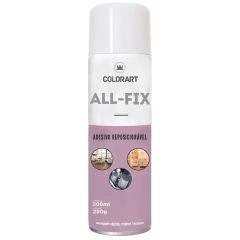 Adesivo Cola Reposicionavel All Fix Colorart 300ml