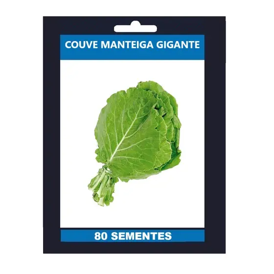80 Sementes De Couve Manteiga Para Mudas Gigante