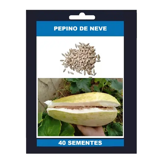40 Sementes De Pepino De Neve