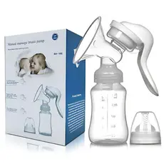 Bombinha de Tirar Leite Materno (605168) Para Bebe Bomba Extrator Manual Confortável 150 ML