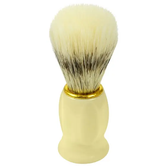 Pincel de Barba Luxo Pelo Misto Cabo Anatômico Importado