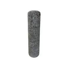 Socador Mão De Pilão De Pedra Sabão Para Macerar Temperos Super Resistente