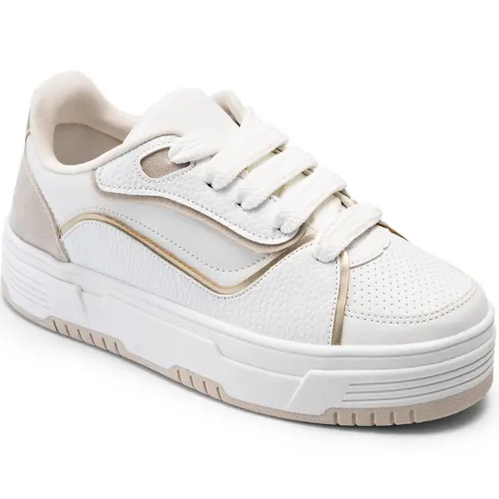 Tênis Feminino Lumiss Casual Flatform Confortável Blogueira