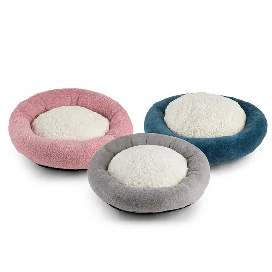 Caminha de Pelucia Cama para cachorro Redonda Nuvem Caminha Pet Manta Macia Cães e Gato