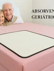 Protetor geriátrico lavavel para colchão, Protetores de Colchão para Idosos, Alta Absorção 1 unidade