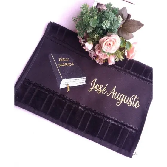toalha com bíblia,toalha para pastor,toalha com nome,toalha personalizada,toalha religiosa