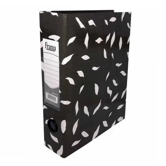 Pasta Fichario Registrador AZ Lombo Largo Frama Preto