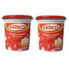 Kit 2 Tempero Completo Com Pimenta Arisco 1kg Cada Pote