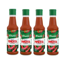 Kit 4 Molho De Pimenta Knorr Picante Ardida 150ml Vidro