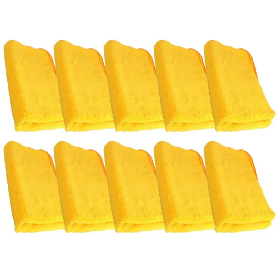 10 Flanelas De Microfibra Premium L3D