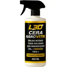 Cera Automotiva L3D Brilho Intenso e Proteção Facil Aplicação