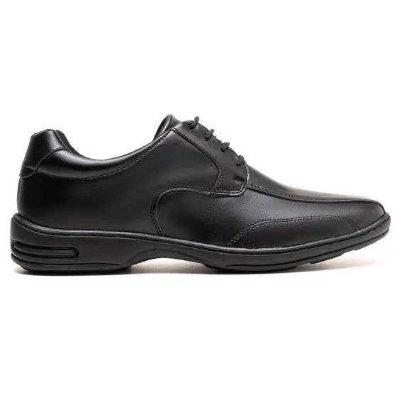 Sapato Social Masculino Anatomico Couro Confortavel Moderno Casual Leve Trabalh Igreja Envio Rapido