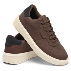 Tênis Masculino VILI Urban Sapatênis Casual Couro Nobuck
