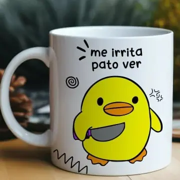 Caneca Meme Psicopato 325ml Porcelana Estampada Engraçada Presente Criativo Café