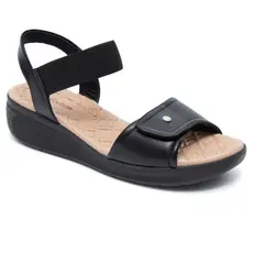 Sandália Comfortflex Anabela Feminina Original Confortável