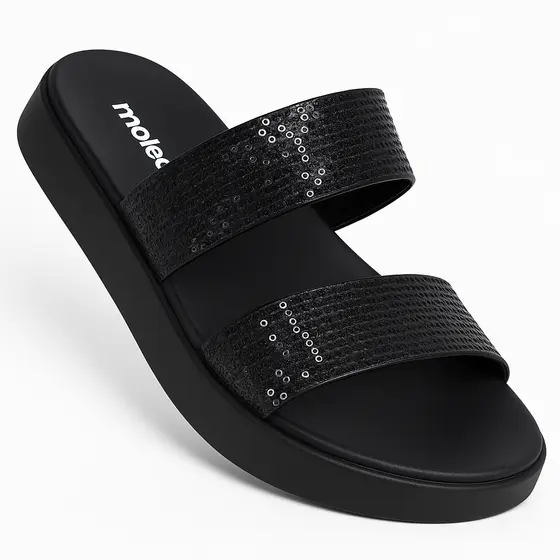 Sandália Moleca Feminina Papete Flatform Conforto 5469-131