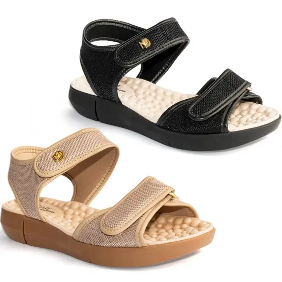 Sandália Modare Ortopédica Feminino Conforto Leve Nylon 7142