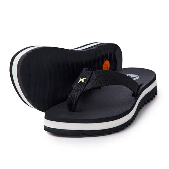 Sandália Chinelo Kenner Kyra Solado Alto Feminina Preto DMQ Original