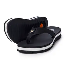 Sandália Chinelo Kenner Kyra Solado Alto Feminina Preto DMQ Original