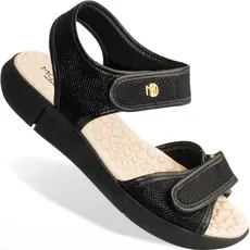 Sandália Modare Ortopédica Feminino Conforto Leve Nylon 7142 Preto