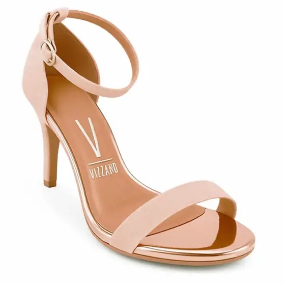 Sandália Feminina Clássica Salto Alto Fino Vizzano 6210-655 Rosado