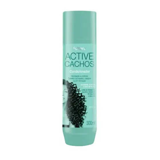 Condicionador Active Cachos Fattore 300ml – Brilho e Definição
