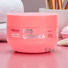 Máscara Pós-Química Fattore 300g – pH 4,0 | Queratina, Karité e Semi di Lino