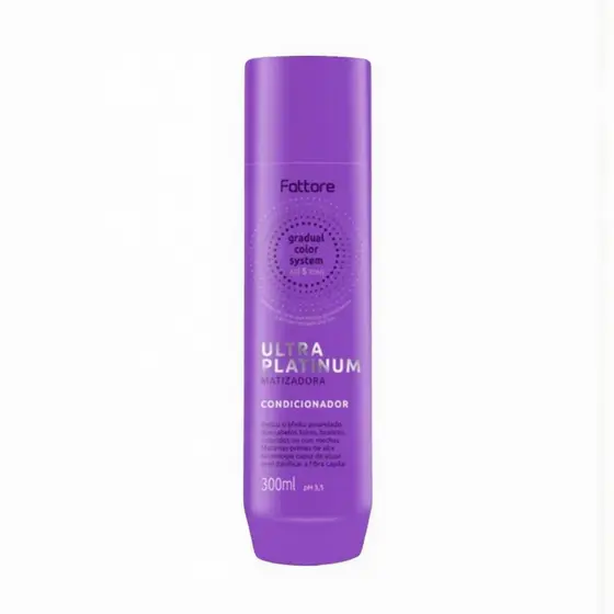 Condicionador Matizador Fattore 300ml – Efeito Gradual e Brilho Intenso
