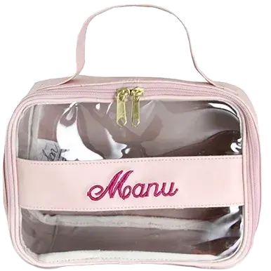 Maleta Necessaire Personalizada Feminina Organizadora Bordada Luxo