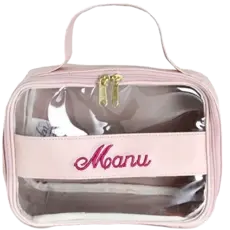 Maleta Necessaire Personalizada Feminina Organizadora Bordada Luxo