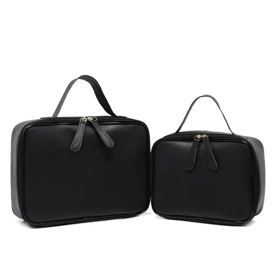 Kit Organizador Viagem Maletas Transparente M G Maquiagem