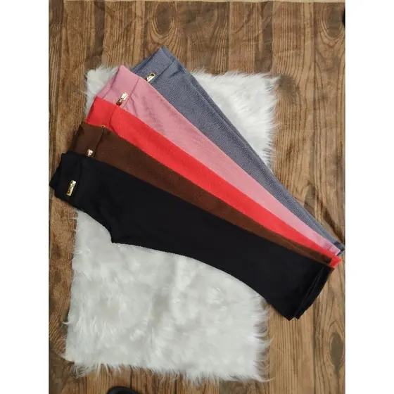 calça legging flare infantil menina malha Ana ruga