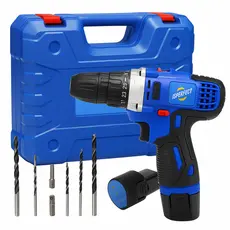 Parafusadeira Furadeira Brushless 2 Bateria 12v + Acessórios Azul