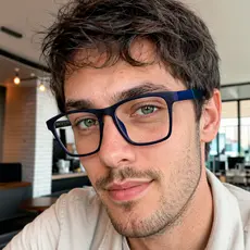 Armação Masculina Axel Óculos para Grau Leve Confortável Promoção
