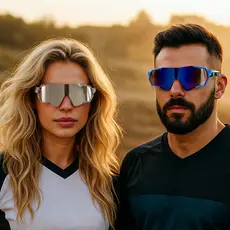 Óculos de Sol masculino e feminino Esquiar Corrida Ciclismo Beach Tennis Praia Volei  Proteção UV400