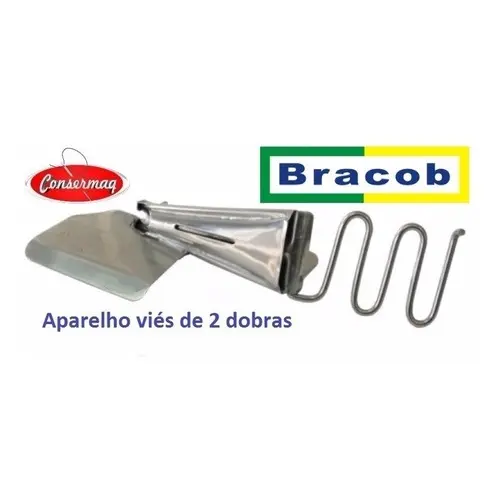 Aparelho Viés Galão P/ Galoneira Bracob + 2 Parafusos