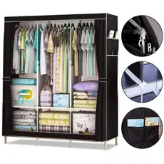 Guarda Roupa Dobrável Organizador De Roupa Armário Grande