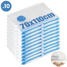 Kit 10 Saco a Vácuo para Roupas Viagem Organizador Mala Guarda Roupa