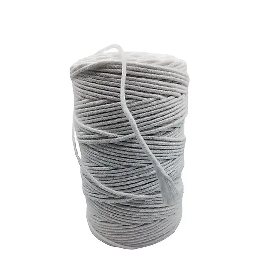 5 Metros Pavio Vela100% Algodão 2mm Natural Trançado Velas Aromaticas Perfumadas Queima Mais Limpa