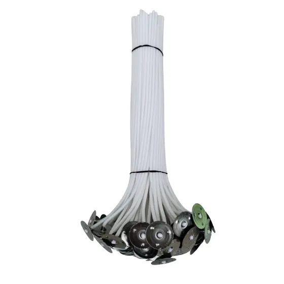 100 Pavio Velas Decorativas Artesanais Perfumadas Algodão 2mm  17CM de Altura Parafinado B2030