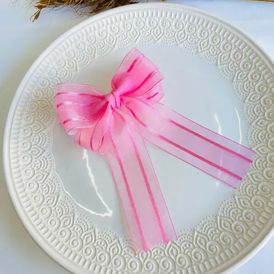 Laço de Luxo com ponta / laço delicado / laço de cabelo com ponta / laço da moda /laço rosa  Laço adulto / laço infantil