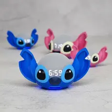 Suporte Alexa Echo Dot 4 e Echo Dot 5 Stitch e Angel (filme Lilo E Stitch) - Presente, decoração Amazon