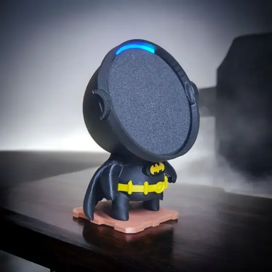 Suporte Alexa Echo Dot POP  Batman - Presente, decoração criativa, escultura, miniatura