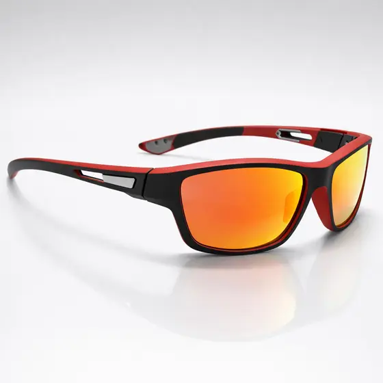 Óculos Esportivo Pescaria Corrida Ciclismo Preto/vermelho