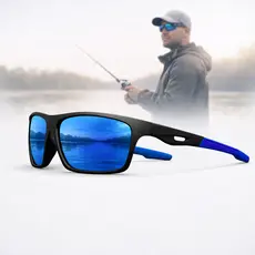 Óculos Sol Preto Polarizado Uv400 Esportivo Pesca Bike