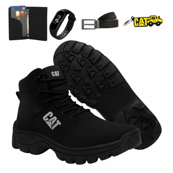 Bota Botina Coturno Masculina Impermeável