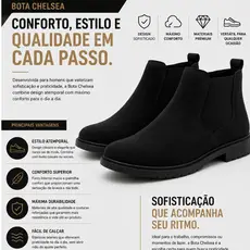 Bota Coturno Masculino Rodeio + Cinto + Carteira + Relógio